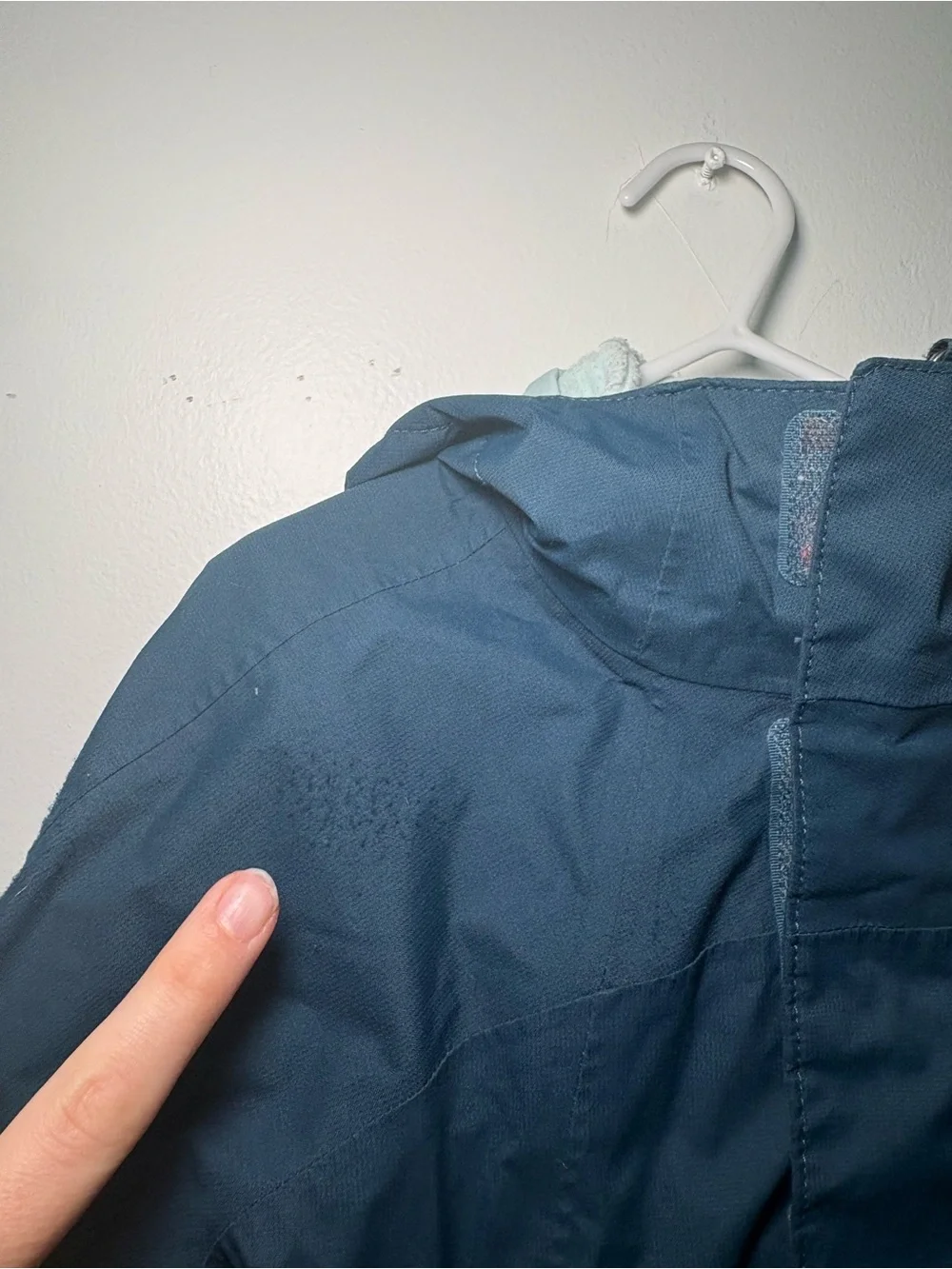 The North Face Girls XXS 5 Navy Blue Hyvent 2-1 Hooded Jacket Winter Fleece